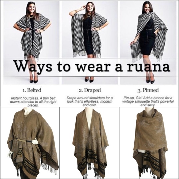 Free People *rare* fringe ruana blanket wrap *shop@iamwarrior - Picture 5 of 10
